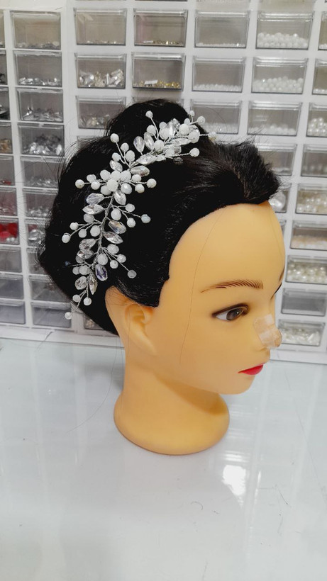 ریسه ترکیبی کریستال و اشکی و سنگ رزین درجه یک