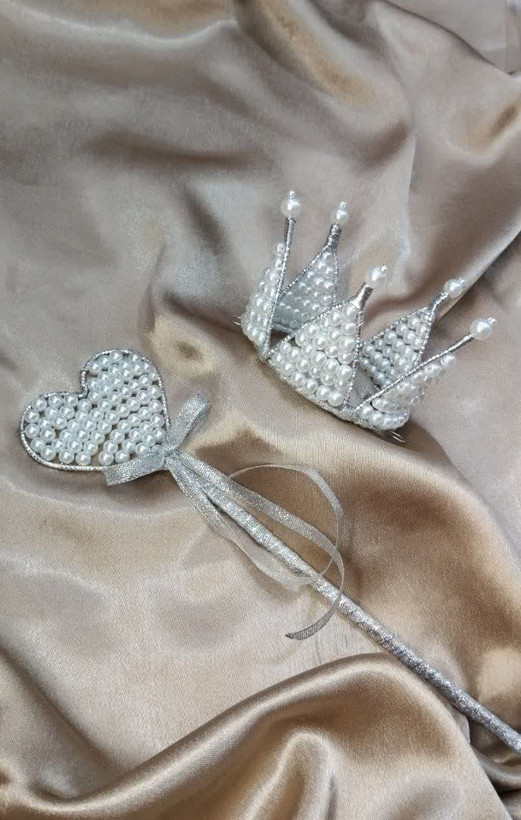 ست تاج پرنسسی و چوب دستی دخترانه