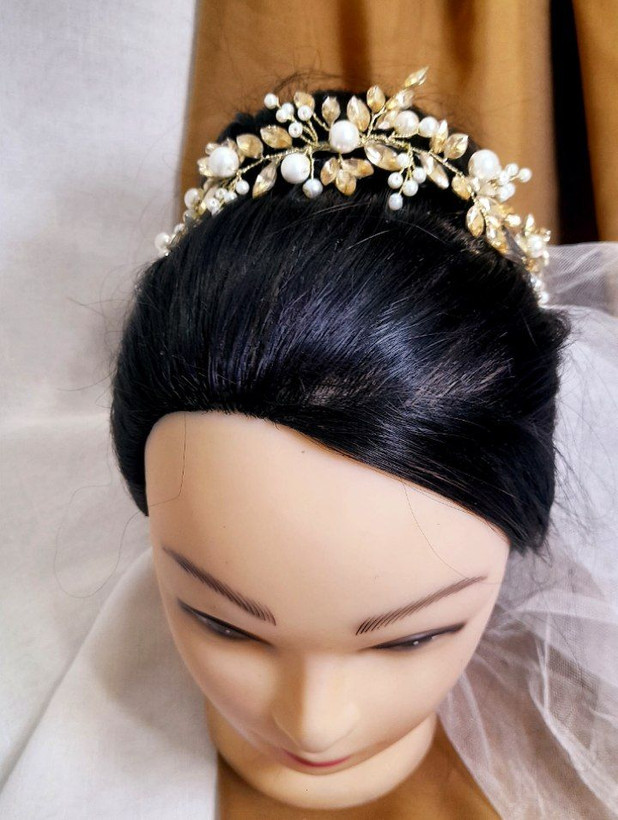 ریسه زیبای ترکیبی مروارید و سنگ رزین درجه یک(توضیحات)