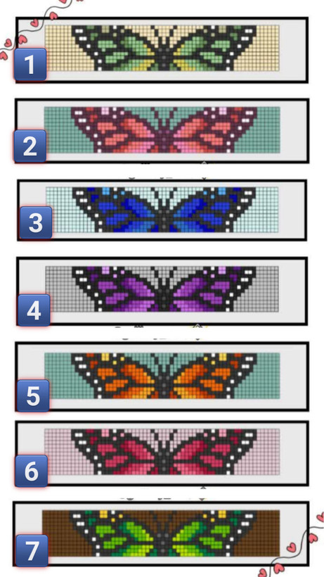 بوک مارک (نشانگر کتاب) مدل پروانه 🦋